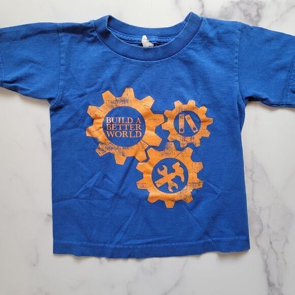 Clockwork 4t engineer Build a better world boys toddler career day tee shirt - Picture 1 of 4